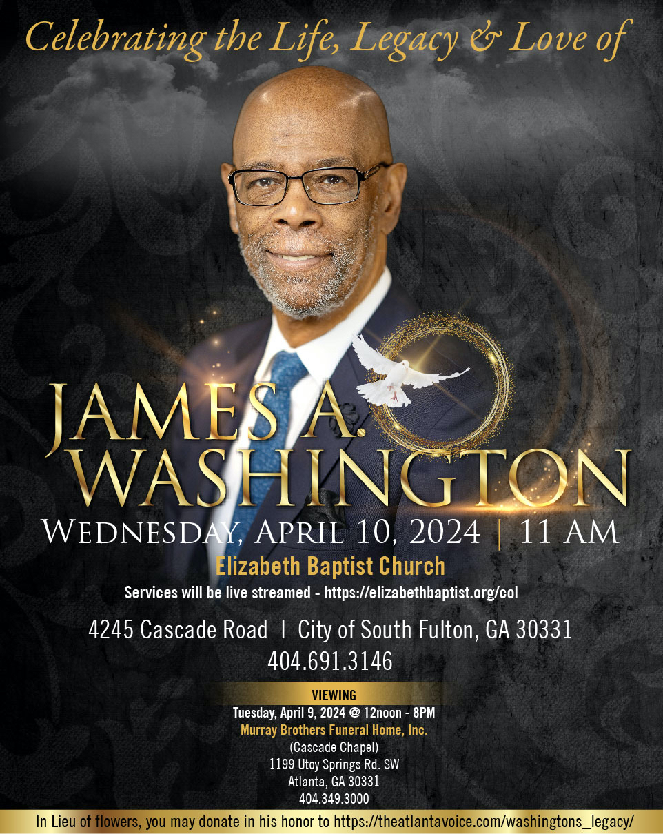 Homegoing services for James Washington are set
