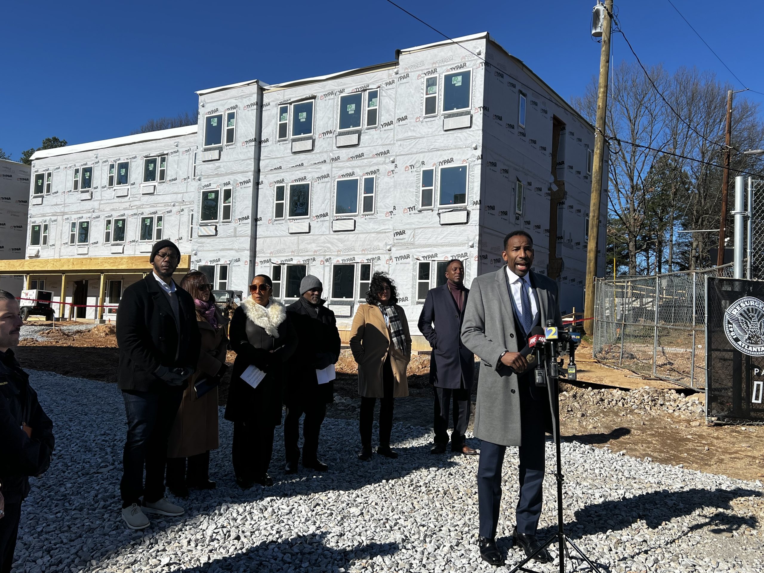 Mayor, city officials host tour for new rapid housing site in Mechanicsville